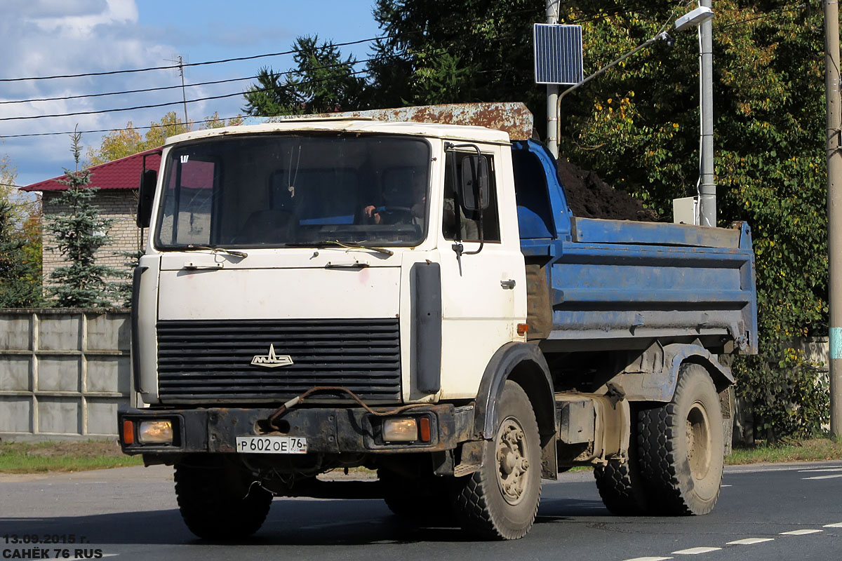 Ярославская область, № Р 602 ОЕ 76 — МАЗ-5551 [555100]