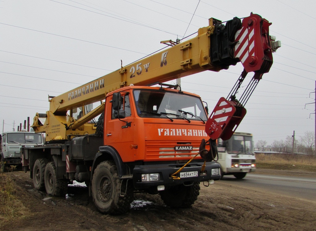 Ивановская область, № Н 654 КТ 37 — КамАЗ-43118-15 [43118R]