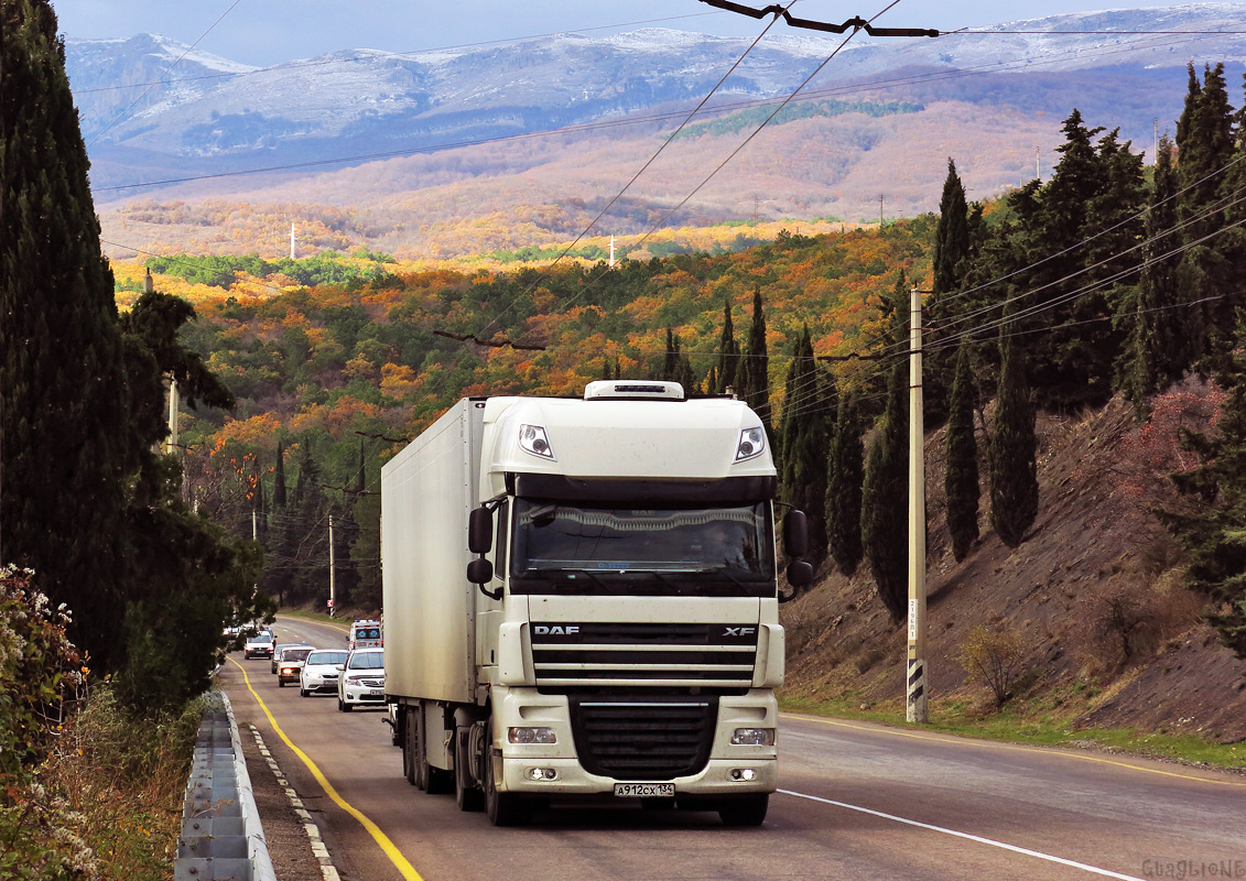 Волгоградская область, № А 912 СХ 134 — DAF XF105 FT