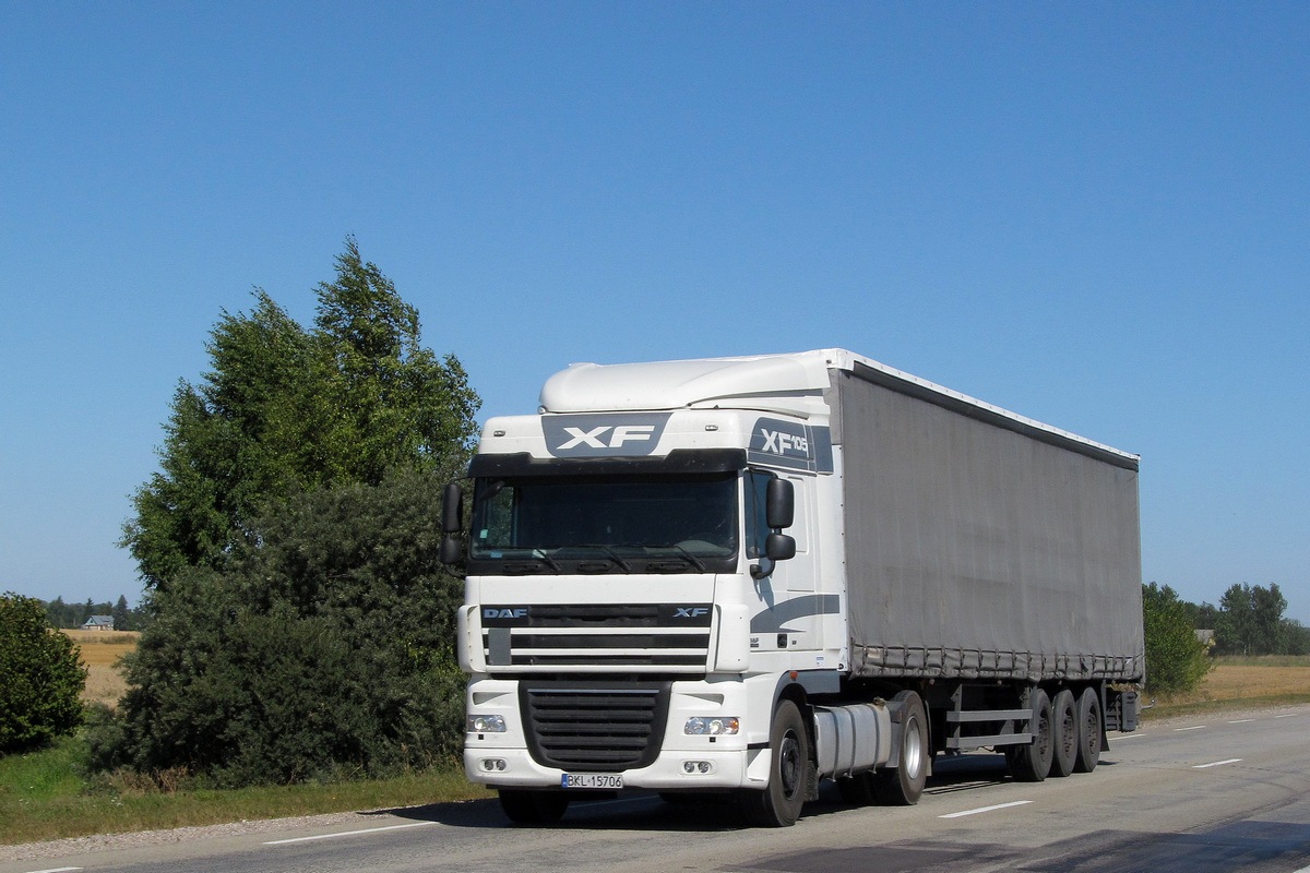 Польша, № BKL 15706 — DAF XF105 FT