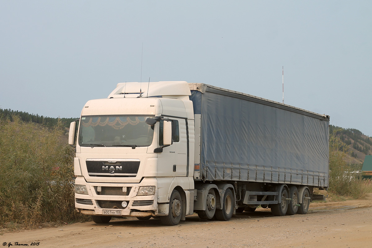 Пермский край, № В 007 НН 159 — MAN TGX ('2007) 26.440