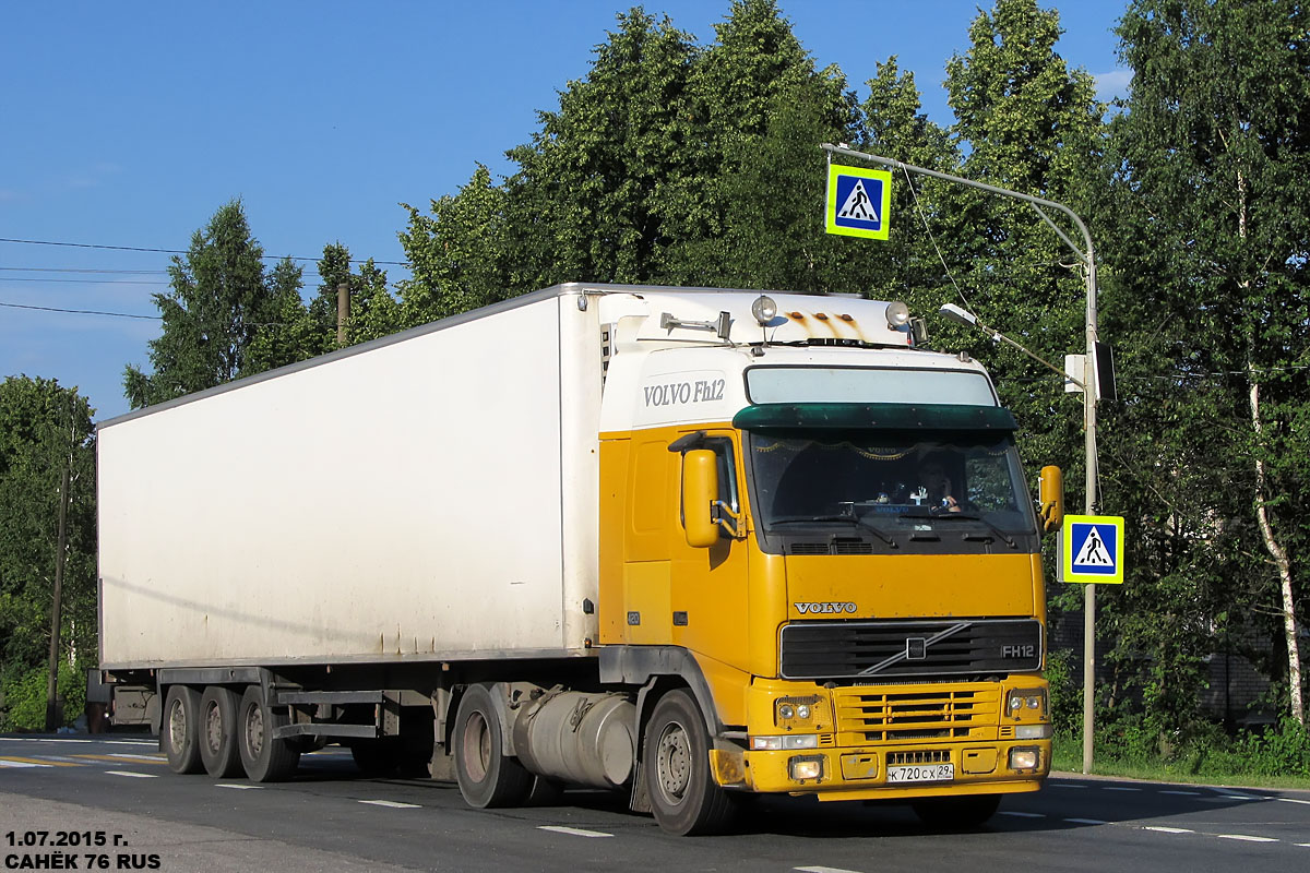 Архангельская область, № К 720 СХ 29 — Volvo ('1993) FH12.420