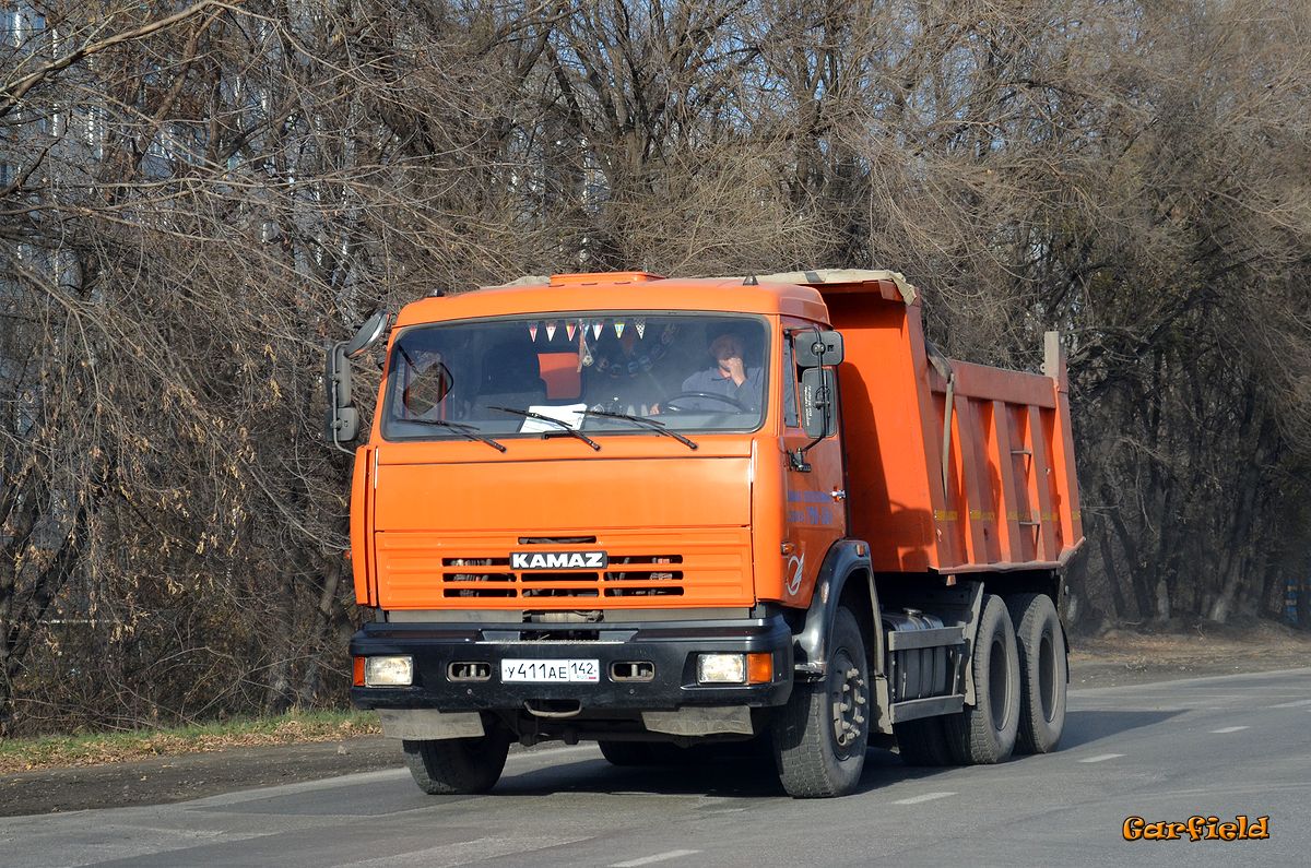 Кемеровская область, № У 411 АЕ 142 — КамАЗ-65115-D3