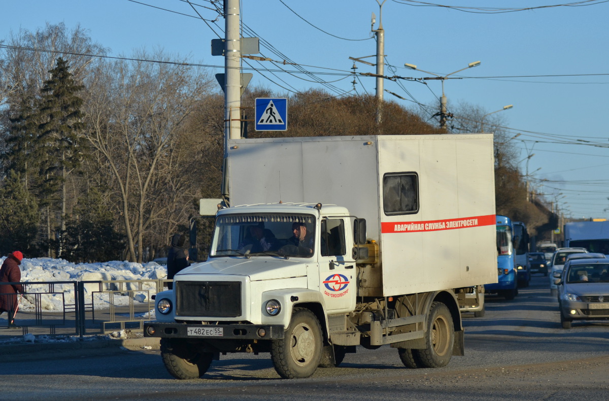 Омская область, № Т 482 ЕС 55 — ГАЗ-3309