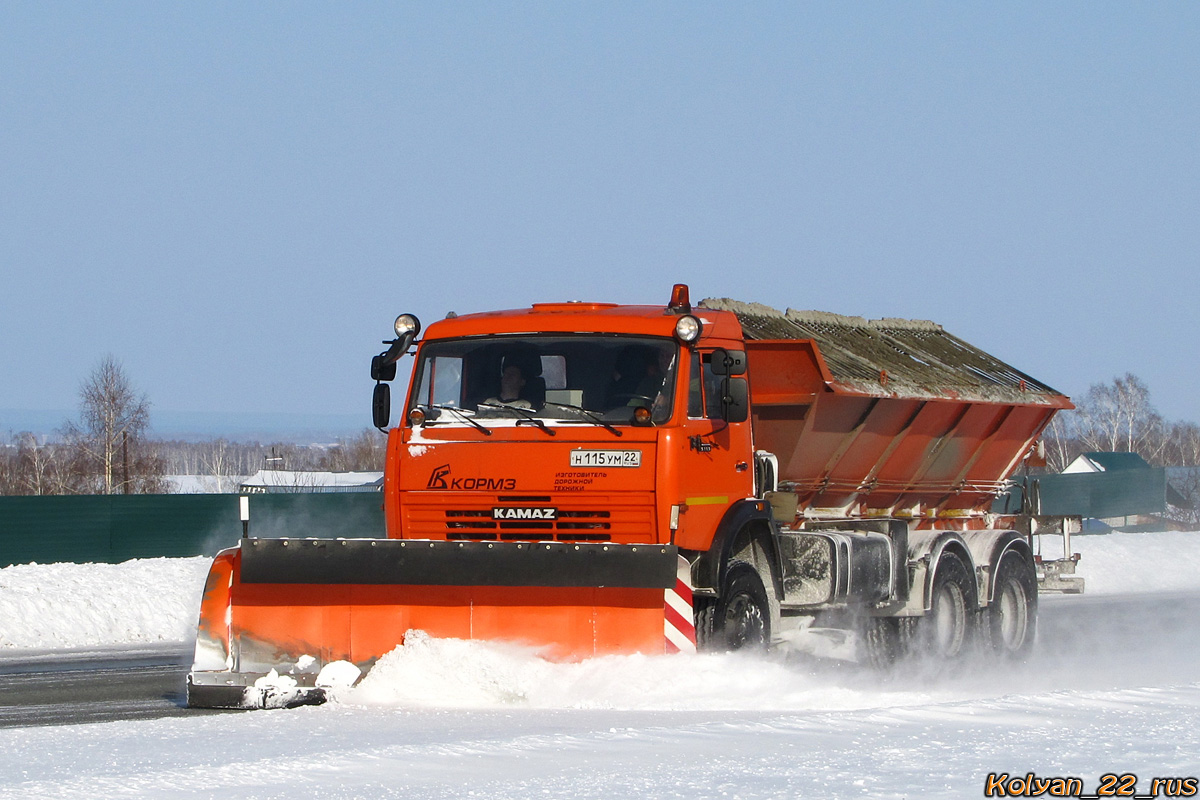 Алтайский край, № Н 115 УМ 22 — КамАЗ-65115-D3