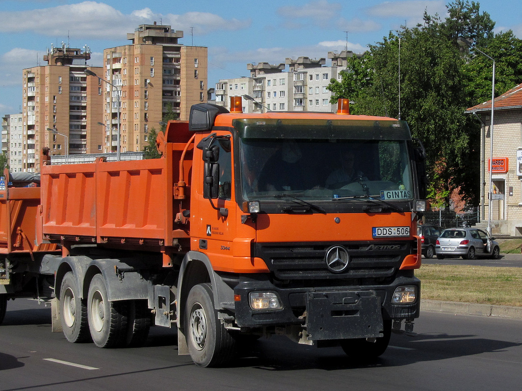 Литва, № DDS 506 — Mercedes-Benz Actros ('2003) 3344