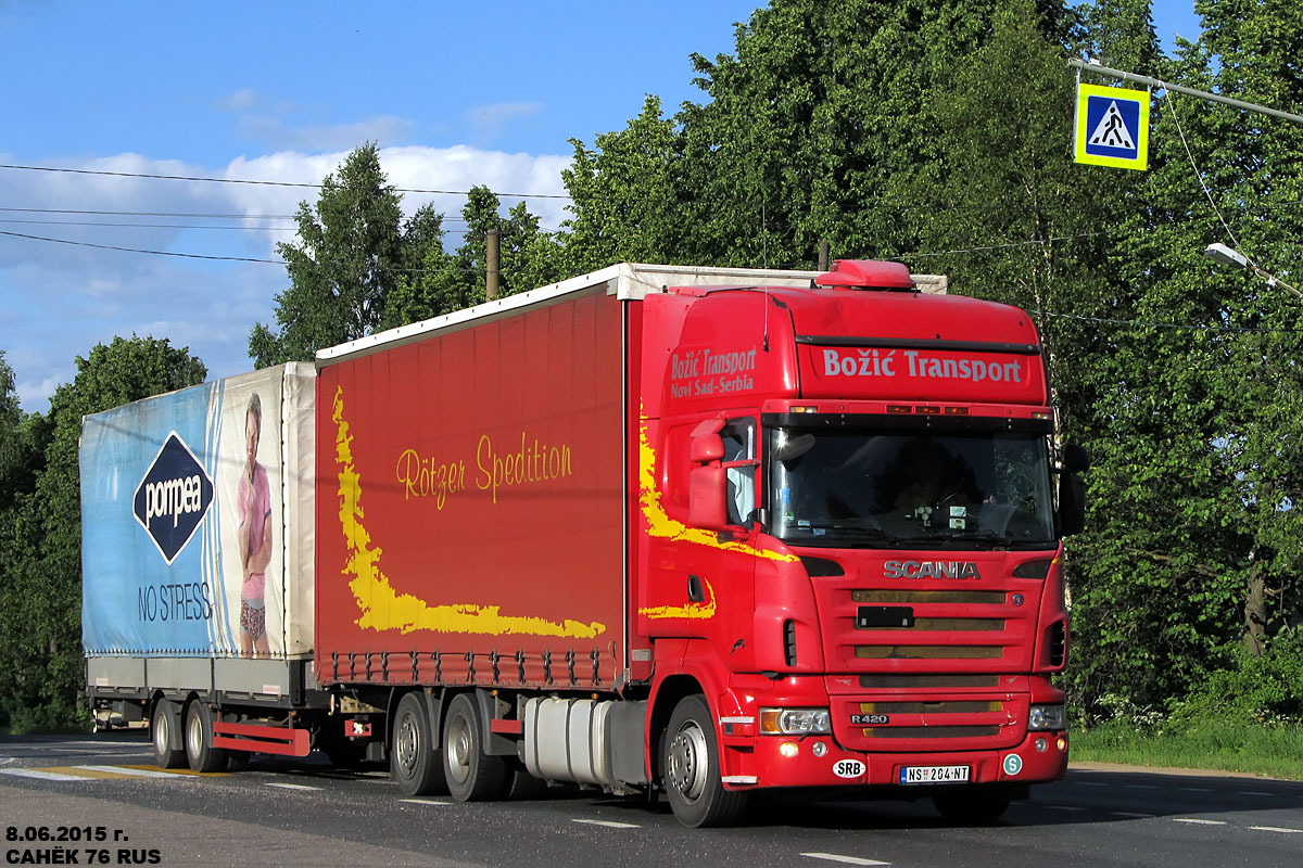 Сербия, № NS 204-NT — Scania ('2004) R420