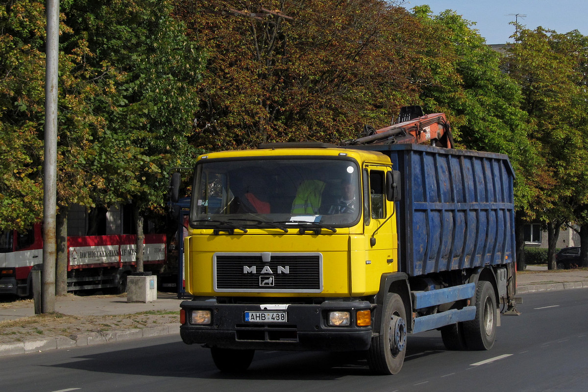 Литва, № AHB 438 — MAN F90 (общая модель)