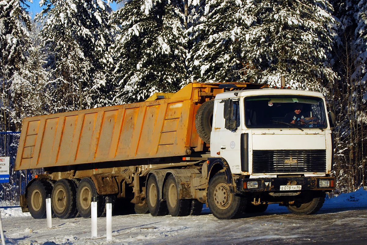 Ханты-Мансийский автоном.округ, № Е 078 ТН 86 — МАЗ-6422A8