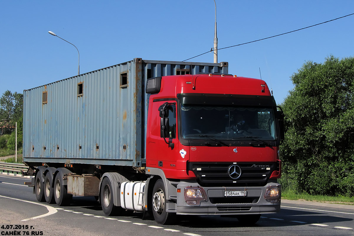 Московская область, № Т 584 АК 190 — Mercedes-Benz Actros ('2003) 1836