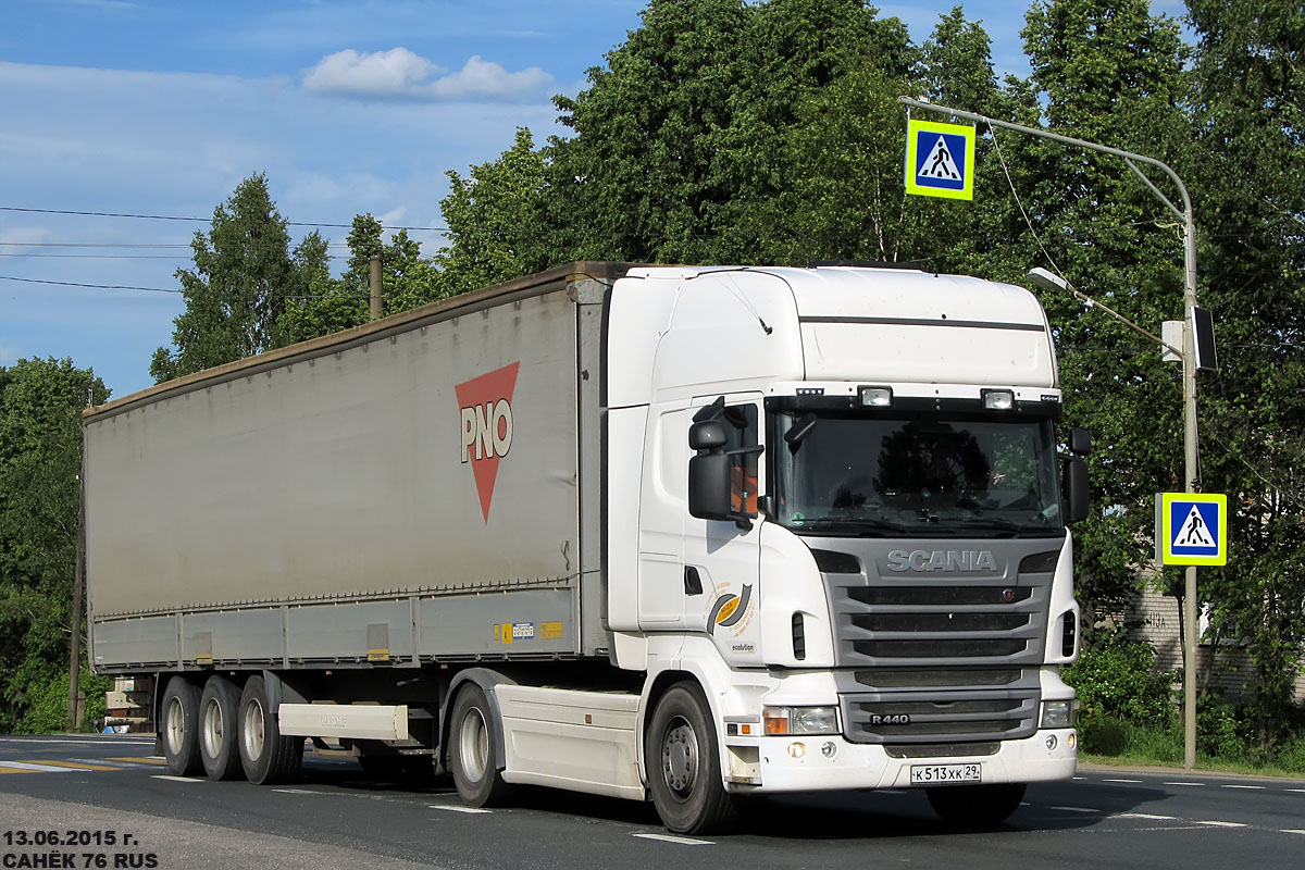 Архангельская область, № К 513 ХК 29 — Scania ('2009) R440