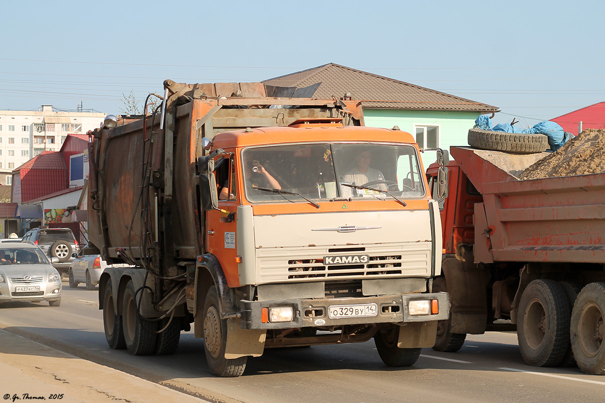 Саха (Якутия), № О 329 ВУ 14 — КамАЗ-53215-15 [53215R]