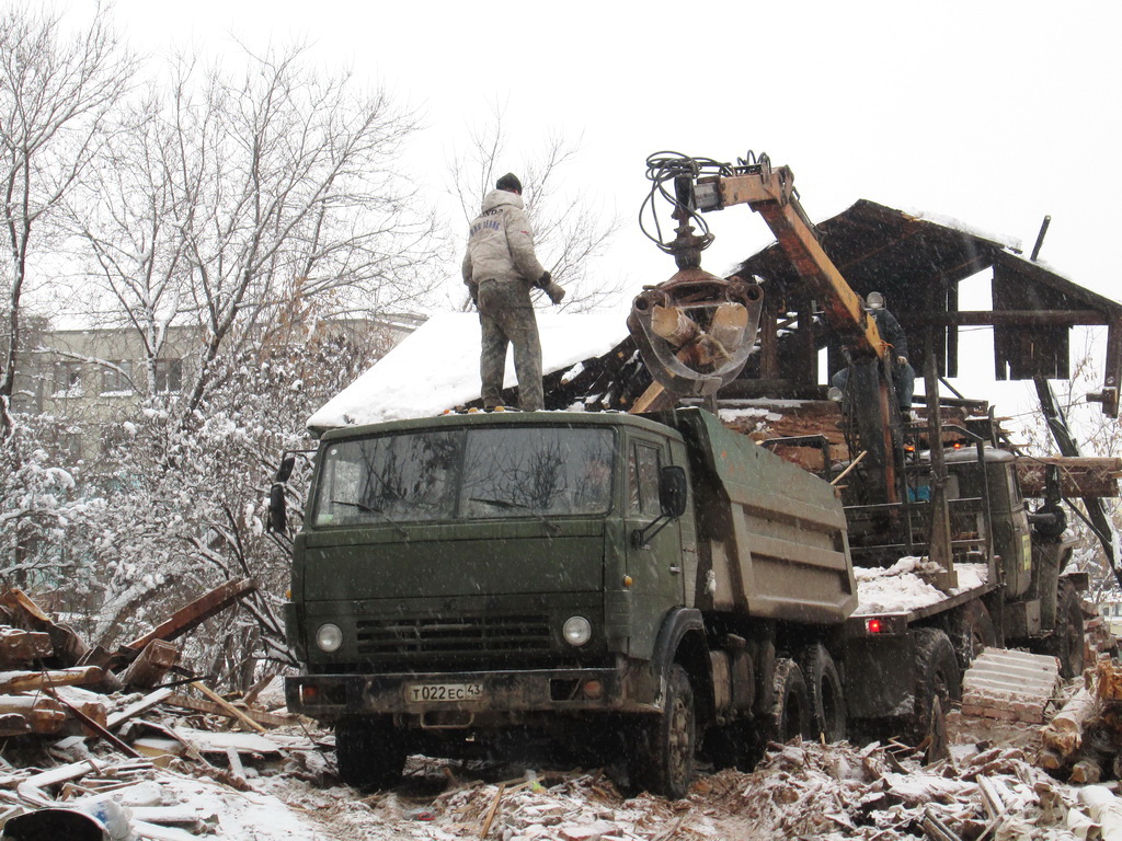 Кировская область, № Т 022 ЕС 43 — КамАЗ-55111 (общая модель)