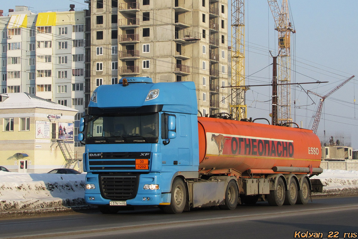 Алтайский край, № С 376 ТН 22 — DAF XF105 FT