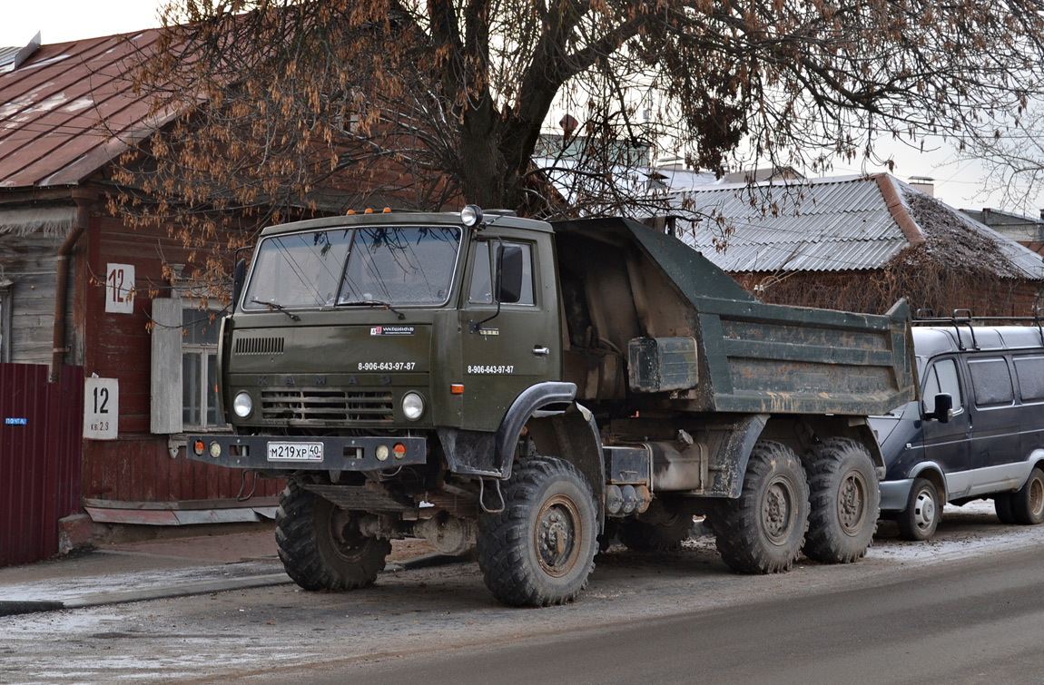 Калужская область, № М 219 ХР 40 — КамАЗ (общая модель)