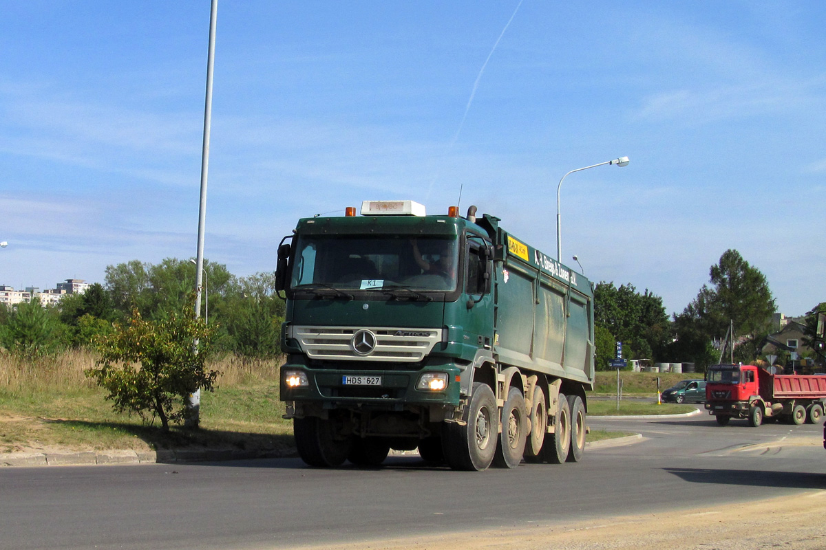 Литва, № HDS 627 — Mercedes-Benz Actros ('2003)