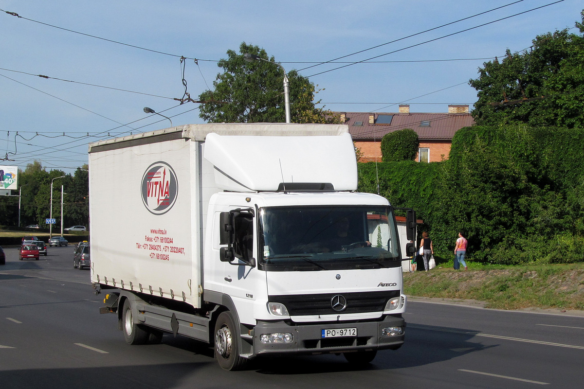 Латвия, № PO-9712 — Mercedes-Benz Atego 1218