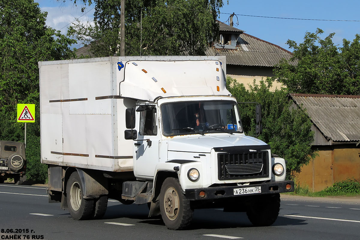 Вологодская область, № А 236 НК 35 — ГАЗ-3309