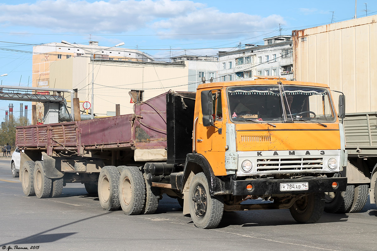 Саха (Якутия), № К 784 АВ 14 — КамАЗ-5511