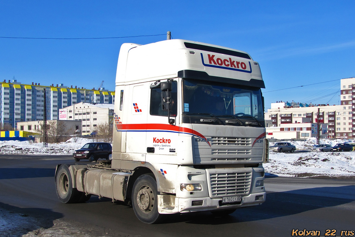 Алтайский край, № Е 160 СУ 22 — DAF XF95 FT