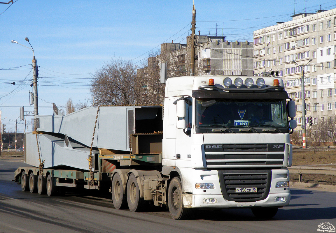 Воронежская область, № У 158 ХК 36 — DAF XF105 FTT