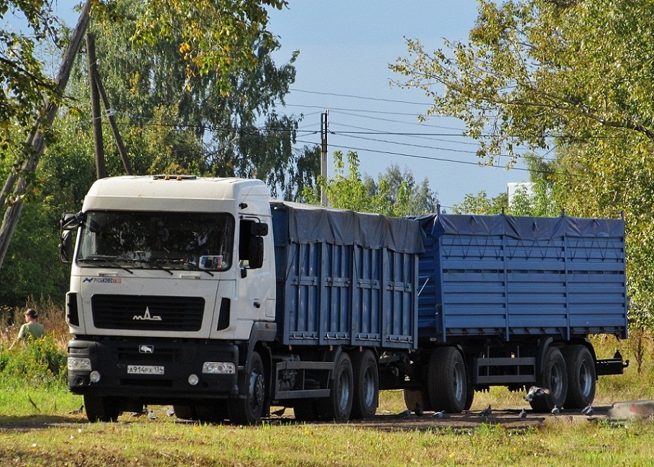 Москва, № А 914 РХ 134 — МАЗ-6312B9