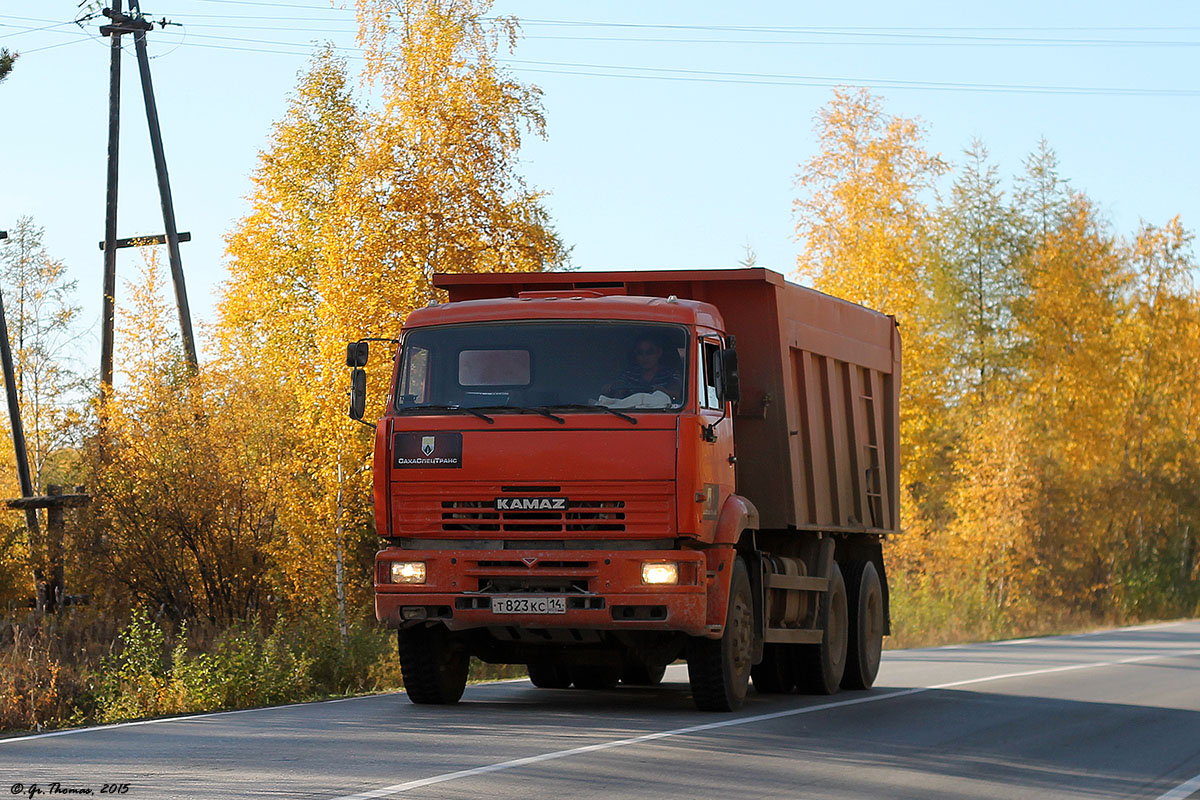 Саха (Якутия), № Т 823 КС 14 — КамАЗ-6520 [652000]