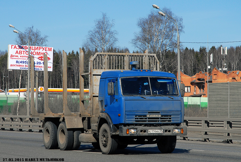 Тверская область, № С 114 МУ 69 — КамАЗ-53215 [532150]