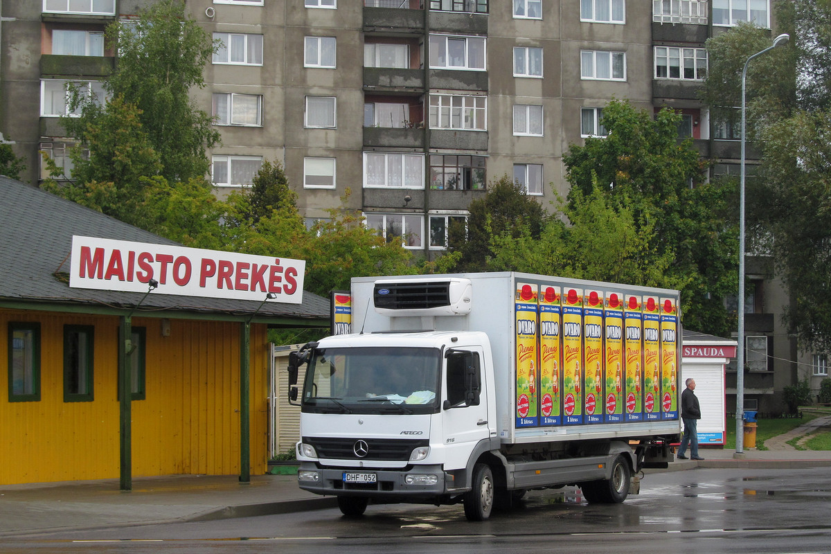 Литва, № DHF 052 — Mercedes-Benz Atego 916