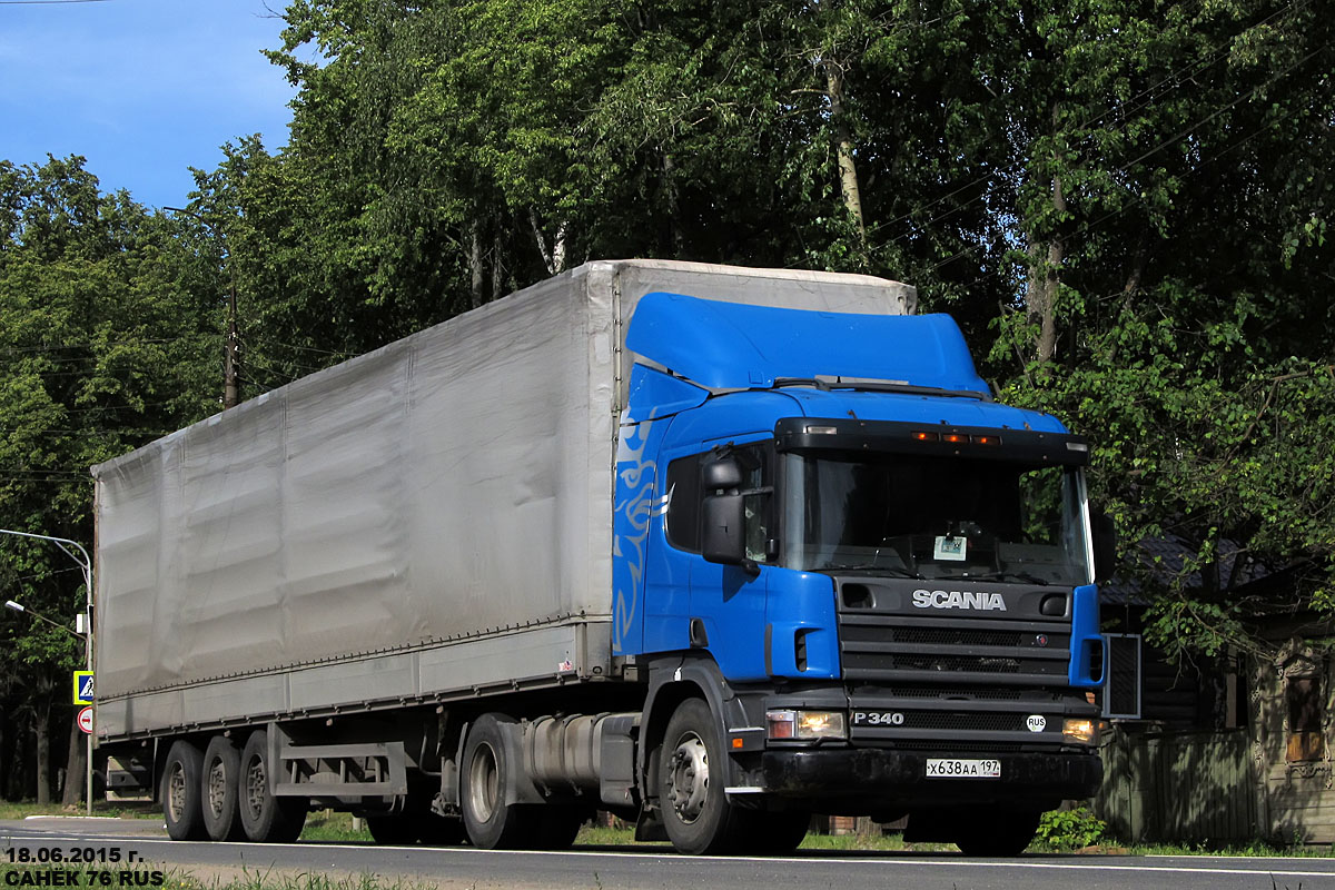 Москва, № Х 638 АА 197 — Scania ('1996) P340