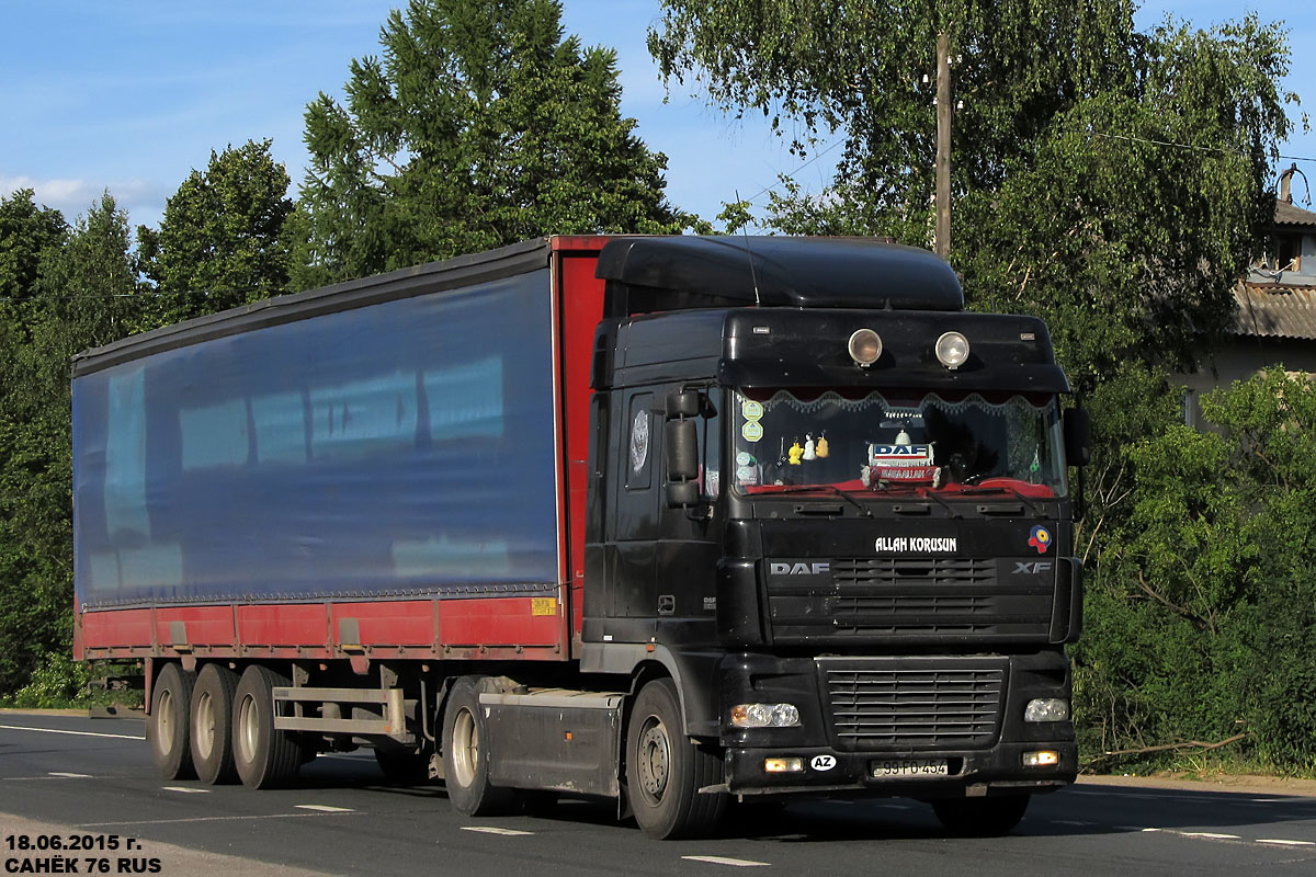 Азербайджан, № 99-FO-454 — DAF XF95 FT