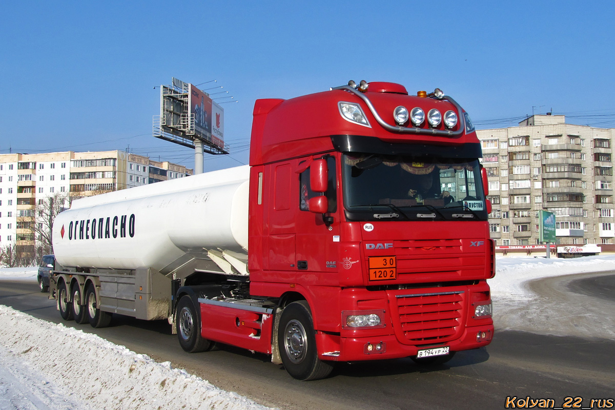 Алтайский край, № В 194 УР 22 — DAF XF105 FT