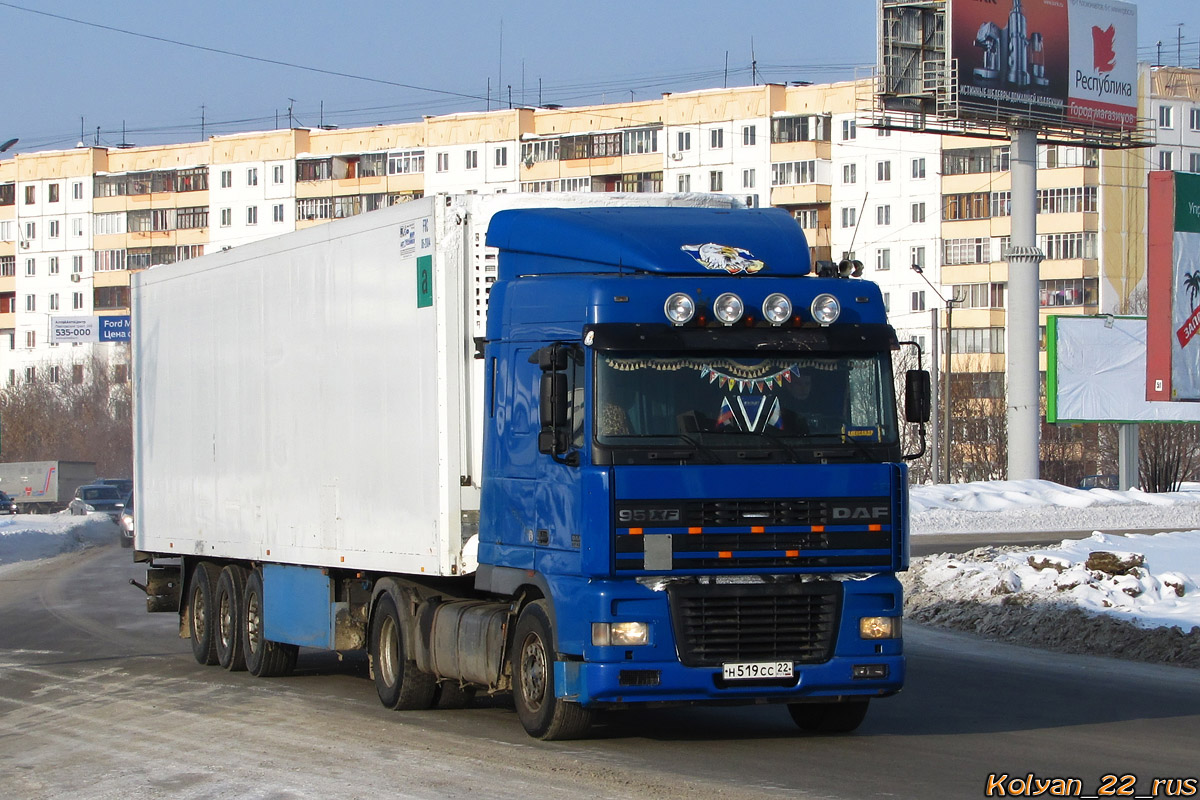 Алтайский край, № Н 519 СС 22 — DAF 95XF FT