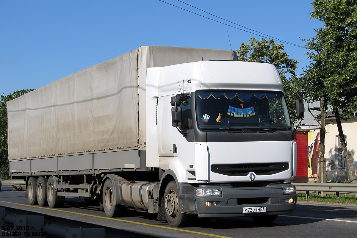 Ярославская область, № Р 720 ТМ 76 — Renault Premium ('1996)