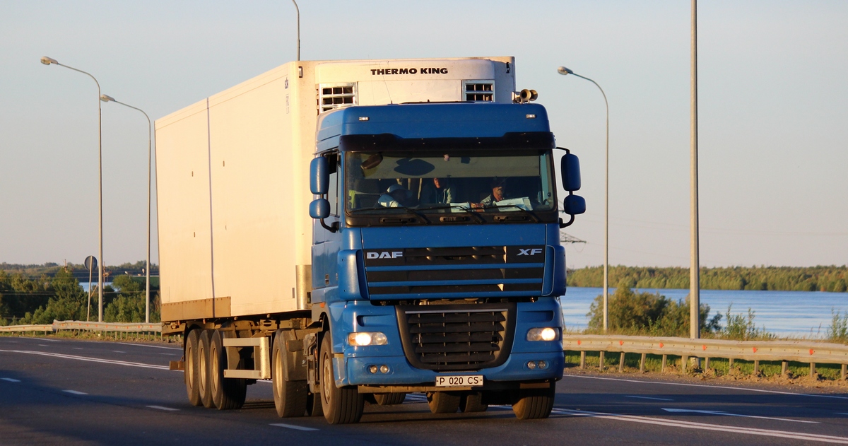 Костанайская область, № P 020 CS — DAF XF105 FT