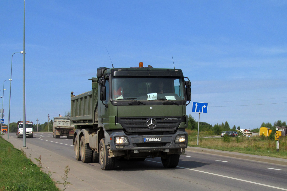 Литва, № GEP 997 — Mercedes-Benz Actros ('2003) 3344