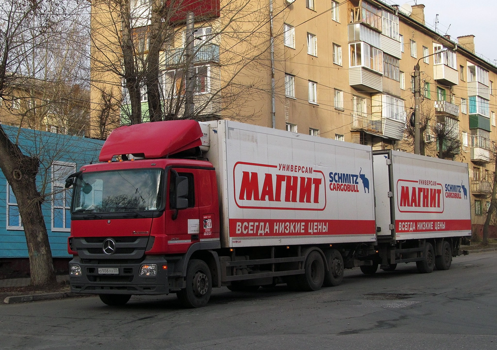 Тульская область, № О 986 АА 37 — Mercedes-Benz Actros ('2009) 2536