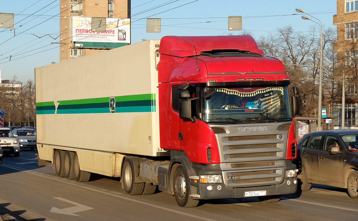 Москва, № У 701 НЕ 777 — Scania ('2004) R420