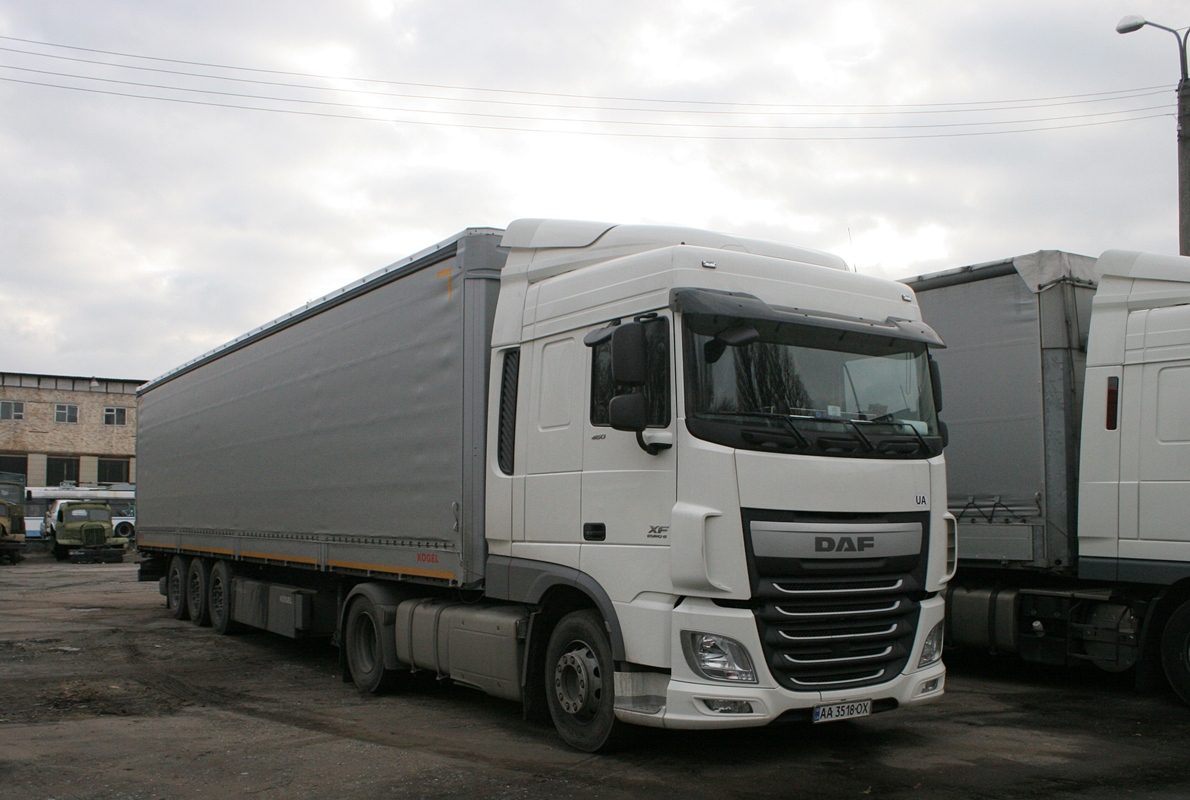 Киев, № АА 3518 ОХ — DAF XF Euro6 FT