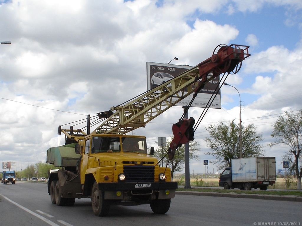 Волгоградская область, № Т 555 ЕТ 34 — КрАЗ-257К1