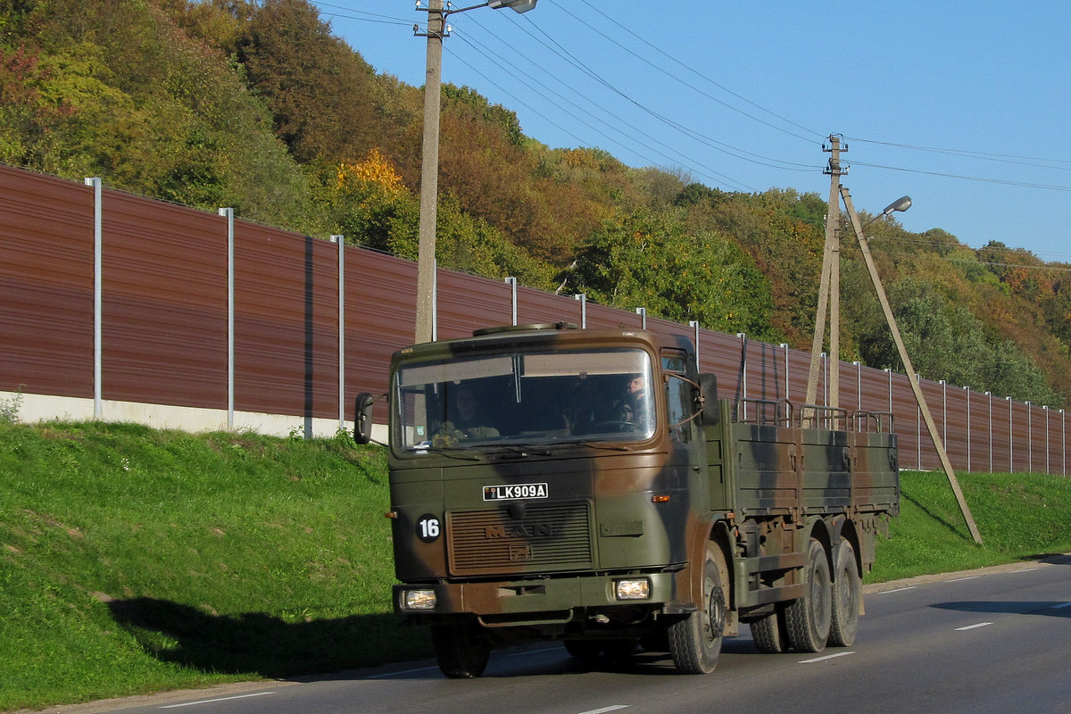 Литва, № LK 909 A — MAN F8 (общая модель)