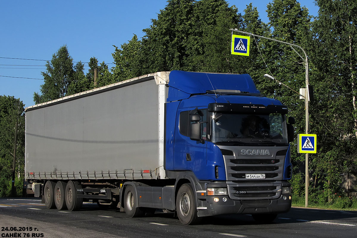 Ярославская область, № Р 544 АН 76 — Scania ('2009) G380