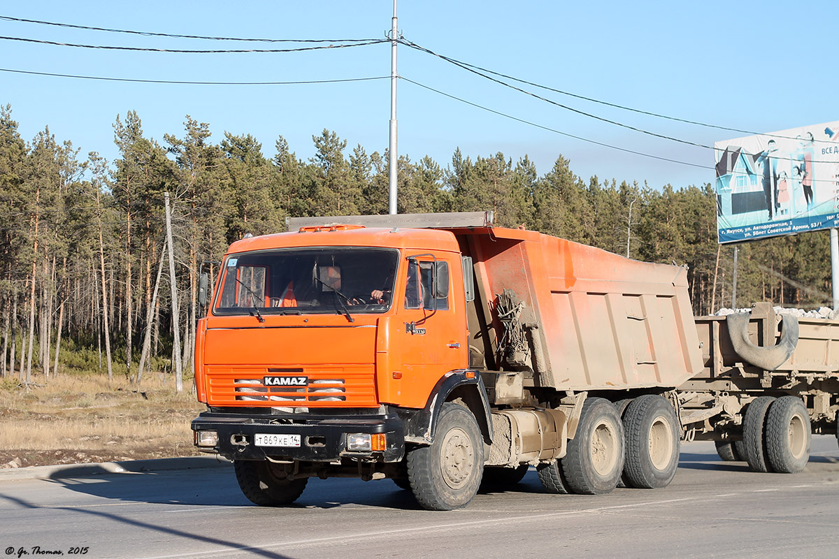 Саха (Якутия), № Т 869 КЕ 14 — КамАЗ-65115 [651150]