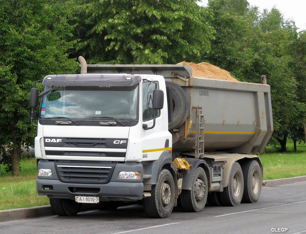 Минск, № АІ 8010-7 — DAF CF85 FAD