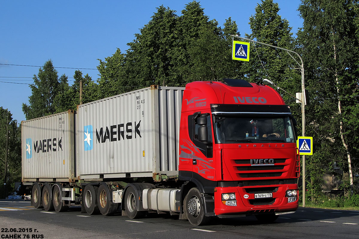 Санкт-Петербург, № В 169 РЕ 178 — IVECO Stralis ('2007) 450