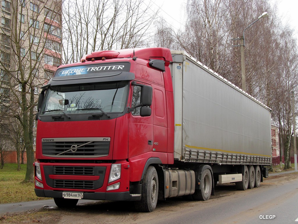 Смоленская область, № В 984 НК 67 — Volvo ('2008) FH.420