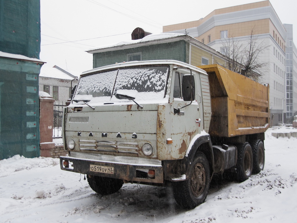 Кировская область, № О 519 ОУ 43 — КамАЗ-55111 (общая модель)