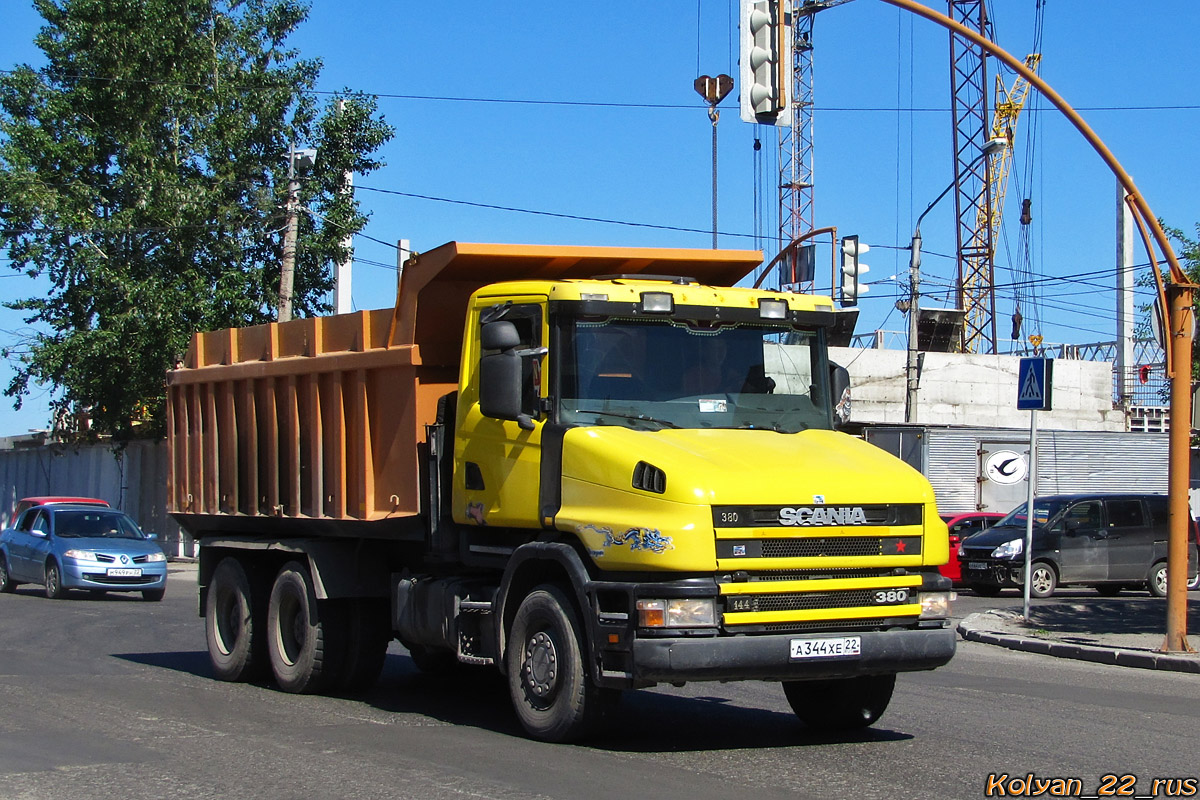 Алтайский край, № А 344 ХЕ 22 — Scania ('1996) T-Series (общ.м)