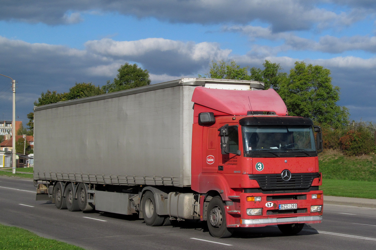 Литва, № BZD 289 — Mercedes-Benz Actros ('1997) 1843