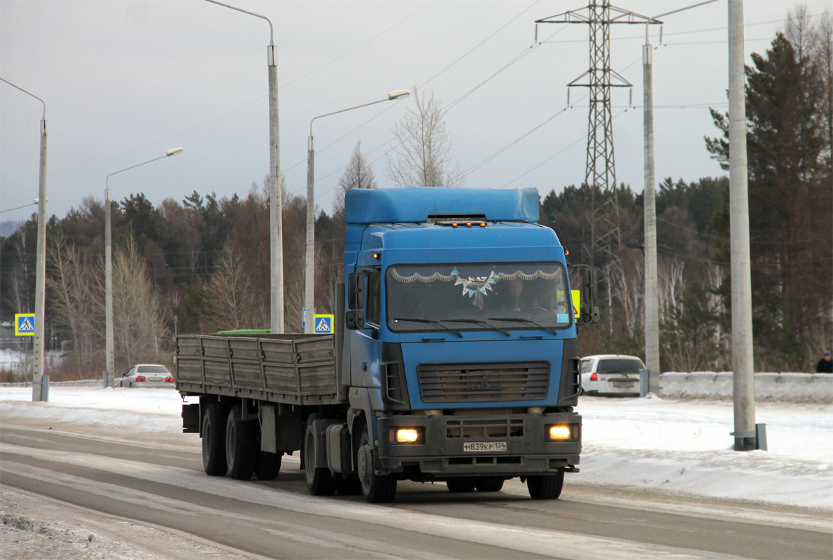 Красноярский край, № М 839 КР 124 — МАЗ-5440A9